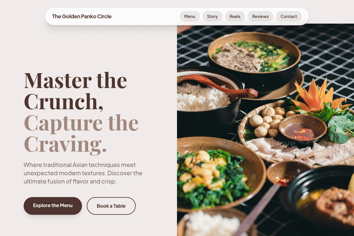 Niche Asian Fusion Food