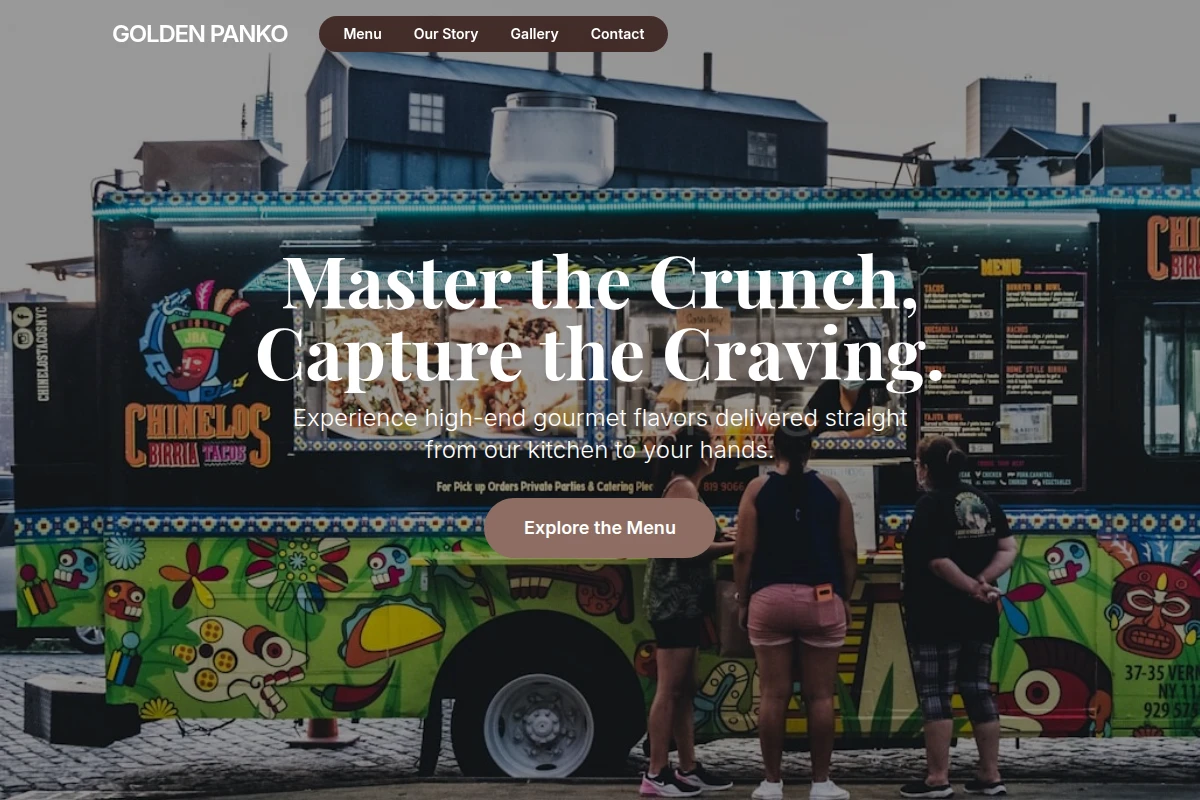 Gourmet Food Truck